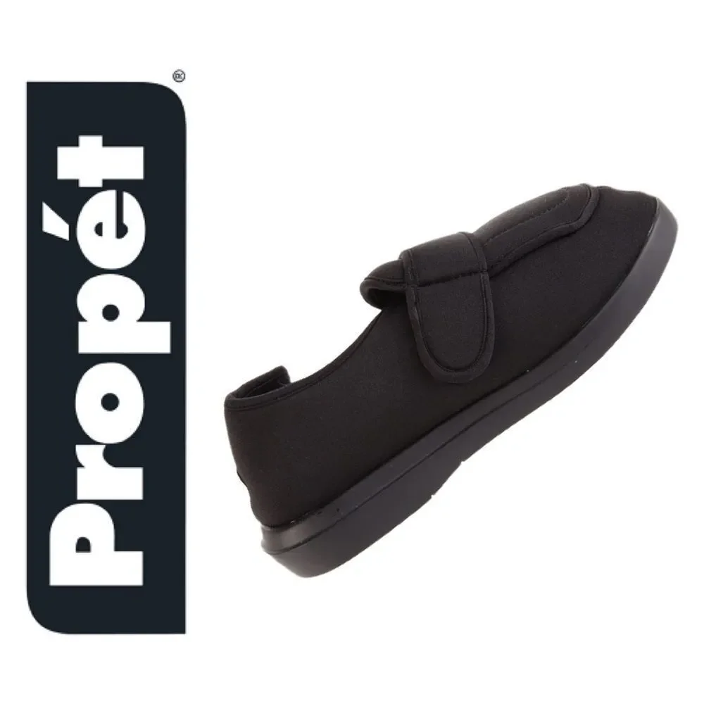 Propet Women’s‎ Cronus W0095 Black Comfort Sneaker - Size 7 D(W)